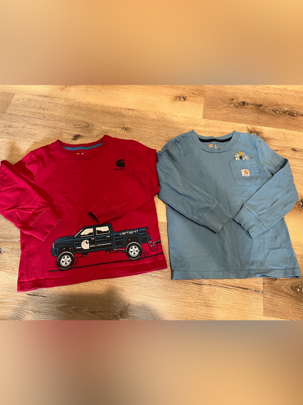 4T Carhartt long sleeves